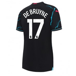 Manchester City Kevin De Bruyne #17 Rezervni Dres za Ženska 2023-24 Kratak Rukavima